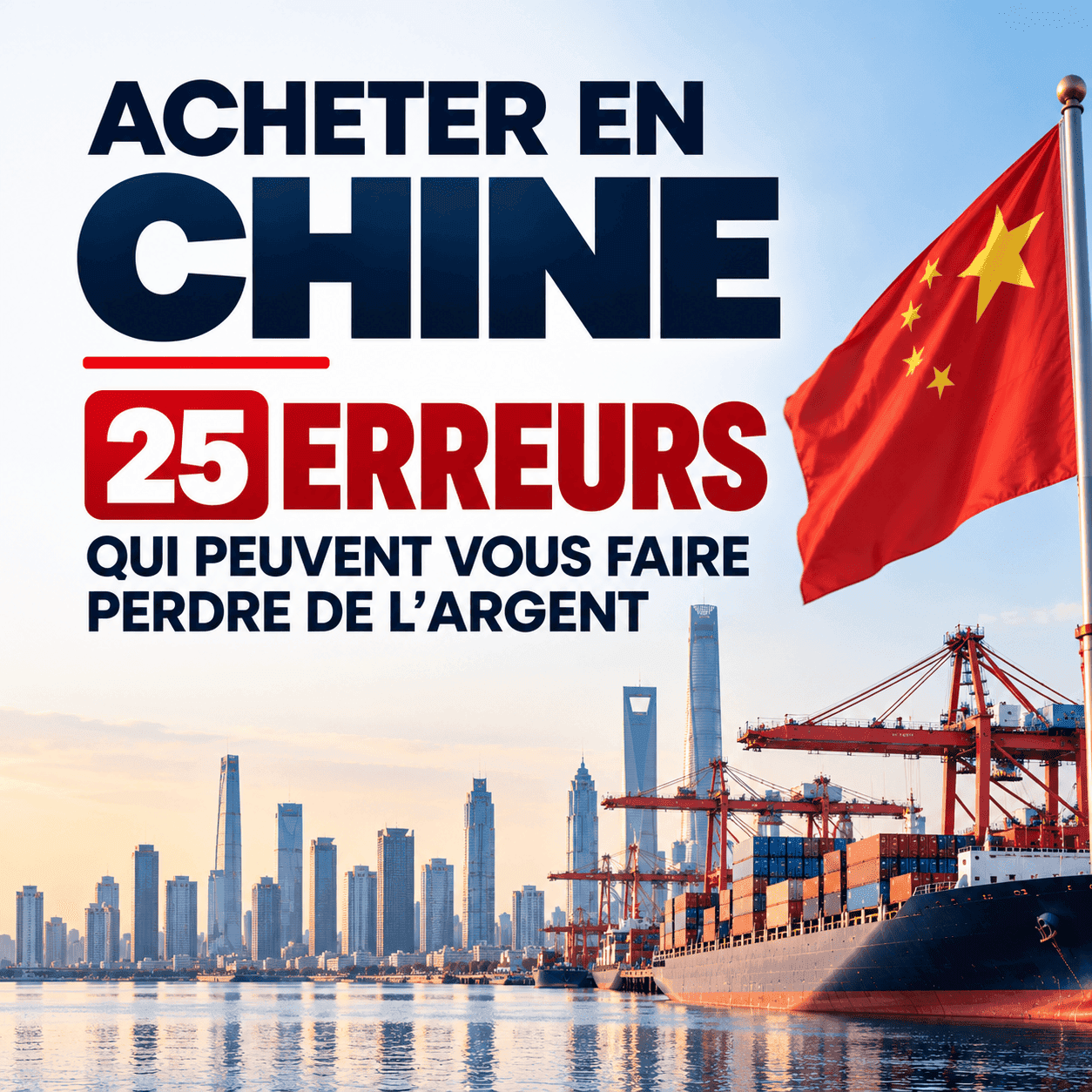 ACHETER EN CHINE : LES 25 ERREURS QUI PEUVENT VOUS FAIRE PER